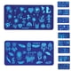 thumbnail image 4 of Seitruly Placa de estampación de uñas Pluma Corazón Flor Animal Atrapasueños Plantillas de acero Plantilla de arte de uñas Arte de uñas No.04, 4 of 6