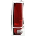 thumbnail image 3 of For Chevy S10/GMC S15/Sonoma 1982-1993 Tail Light Assembly Driver Side Chrome w/Chrome Bezel GM2800105 | 915707, 3 of 5
