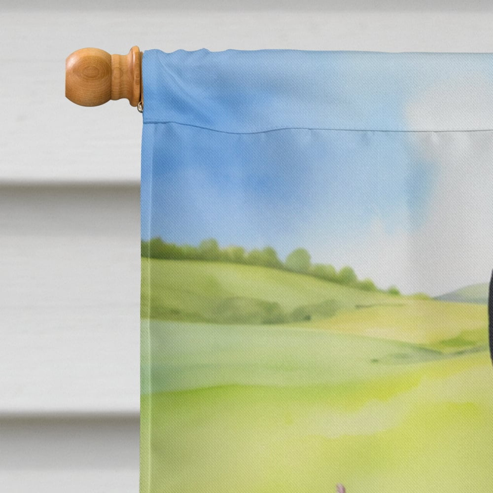 Australian Cattle Dog Easter Egg Hunt House Flag 28 in x 40 in