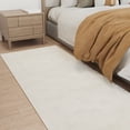 thumbnail image 6 of Ottomanson Plush Runner Rug 2'7" x 9' – Soft Non-Slip Indoor Runner, White, 6 of 9