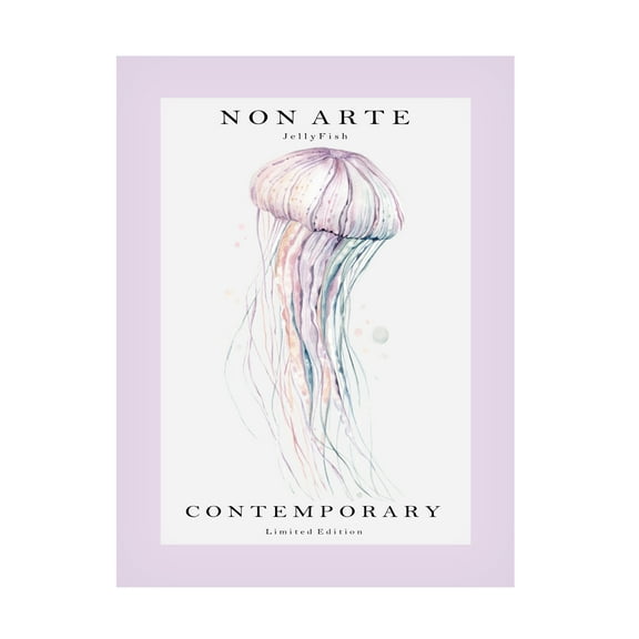 Rikke Londager Boisen 'Non Arte Jellyfish' Canvas Art