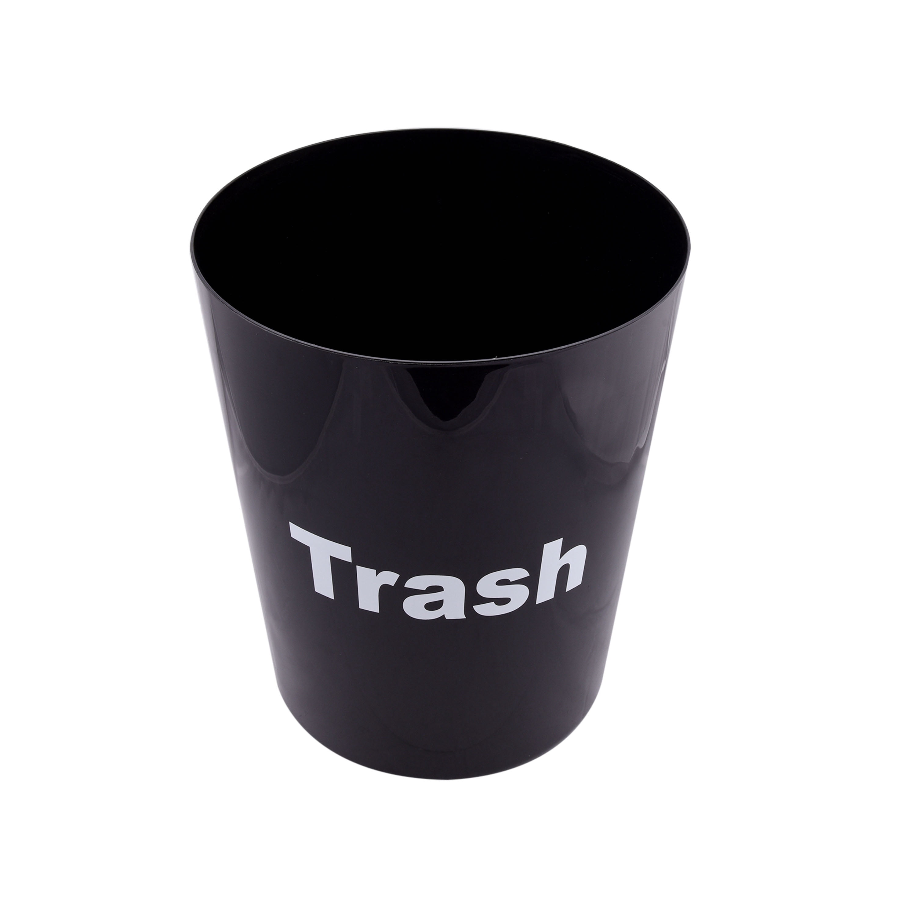 Mainstays Trash Sentiment Plastic Wastebasket, 5 Gallon Capacity