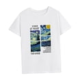 thumbnail image 4 of Camiseta para mujer de verano Activewear disfraz moda básica camiseta para el trabajo playa, 4 of 7
