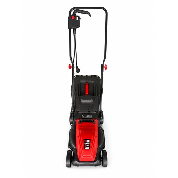 14" 120V 11A 4200RPM 2-in-1 Electric Corded Push Lawn Mower, Easy Handling, Easy to install