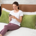 thumbnail image 4 of Body Pillow, Cooling Memory Foam Body Pillows for Adults Sleeping, Long Pillow for Bed, Big Large Firm Full Body Pillow for Side Sleeper, 4 of 11