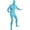 Blue, variant on Unisex Adult Full Body Suit Dance Tight Fit with Feet and Hands Breathable Spandex Unitard Light Shows Jumpsuit for Men Women Blue