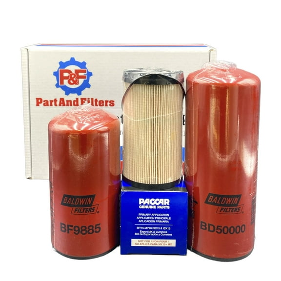 P&F Oil Change Kit For Cummins BD50000 BF9885 K37-1029