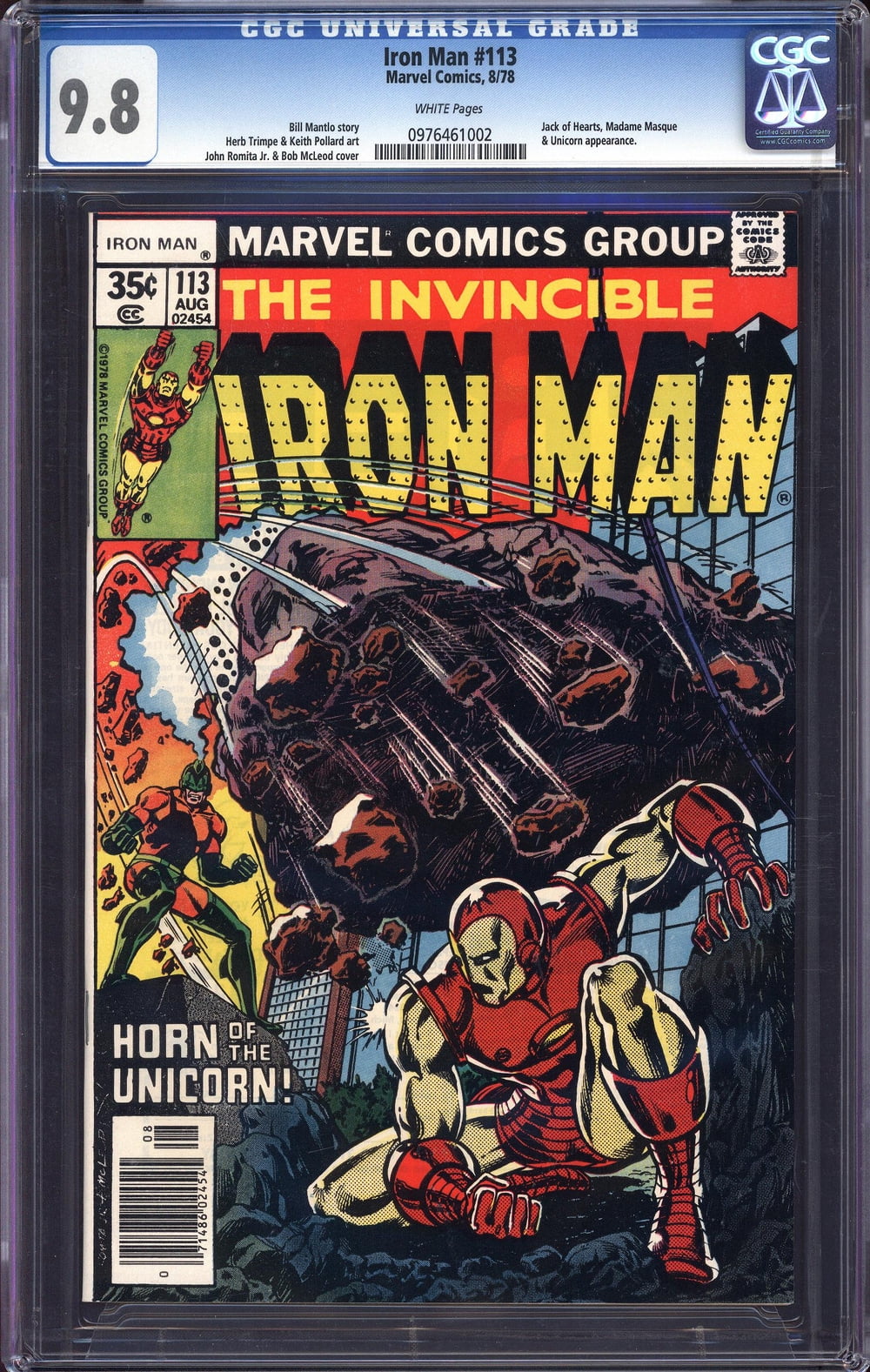 Iron Man #113 - CGC 9.8 Comic Book