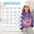 thumbnail image 7 of Xoenoiee Capybara Star Cloud Print Oversized Sweatshirts for Girls Crew Neck Long Sleeve Shirts Casual Loose Slit Pullover Top Fall Outfits, 5-6 Years, 7 of 7