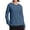 Blue, variant on Basic Hoodies for Women 2025 Fall Winter Long Sleeve Plain Loose Hooded Sweatshirt with Pockets Pullover Tops