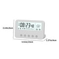 thumbnail image 3 of Digital Electronic Clock LED Display Electronic Clock Stereo Digital Display Snooze Alarm Clock 12/24H Switching Countdown, Usupdd 2025 Digital Electronic Clock LED Display, 3 of 7