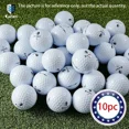thumbnail image 1 of ThreeÂ·Layer Premium Golf Balls Practice Performance Golf Ball Training for Distance Straight Shots Golf Design for Golfers Sport 10Pcs, 1 of 6