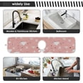 thumbnail image 6 of Cute Clouds Planes 2PCS Faucet Absorbent Mat Kitchen Faucet Sink Splash Guard Microfiber Cloth Faucet Splash Catcher Water Absorbent Mat Behind Faucet, Faucet Mat for Kitchen Sink 30x5in, 6 of 7