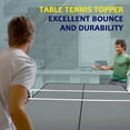thumbnail image 5 of RayChee Foldable Table Tennis Table Conversion Top Foldable Tennis Topper for Tables Compact Design Easy Set-Up Ping Pong Game Accessories, 5 of 6
