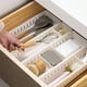 thumbnail image 2 of KAKOWELY 2 cajas de almacenamiento para utensilios de cocina, divisores de compartimentos, contenedores y estuches para ropa interior., 2 of 4