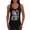 Black, variant on Racoons Howling at the Moon Women's Tank Top Funny Galaxy Wildlife Universe Humor Weird Animal in Space