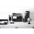 thumbnail image 3 of Realspace Faux Leather Paper Tray Black, 3 of 4