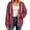 Wine, variant on Women's Full Zip Hoodie, Oversized Long Sleeve Hooded Sweatshirt with Pockets, Casual Lightweight Zip Up Jacket