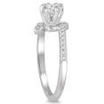 thumbnail image 2 of SZUL Women's 1 Carat TW Two Stone Diamond Ring in 10K White Gold (J-K-L Color, I2-I3 Clarity), 2 of 4