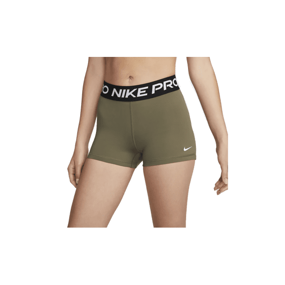 NIKE WOMENS PRO MID RISE TIGHT FIT 3" TRAINING SHORTS Womens "Bruin" CZ9857 233 CZ9857 233 from Stadium Goods