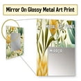 thumbnail image 3 of Designart "Gentle Oasis II" Floral Wall Mirror, Printed Green Wall Mirror, Traditional Bathroom Wall Mirror, Decorative Floral Mirror - 30x40 Inch, 3 of 5