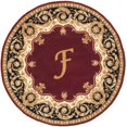 thumbnail image 3 of SAFAVIEH Naples Victoria Floral Wool Area Rug, Maroon/Beige, 3' x 5', 3 of 4