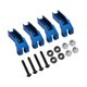 thumbnail image 5 of Soportes de montaje de amortiguadores, amortiguadores dobles, escala 1:10, piezas de juguete para vehículos RC, soporte de amortiguador de aleación de Azul, 5 of 8