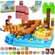 thumbnail image 1 of Juego de bloques magnéticos ToyUnited, 100 unidades, Pirate-Ship World, para niños a partir de 3 años, 1 of 6