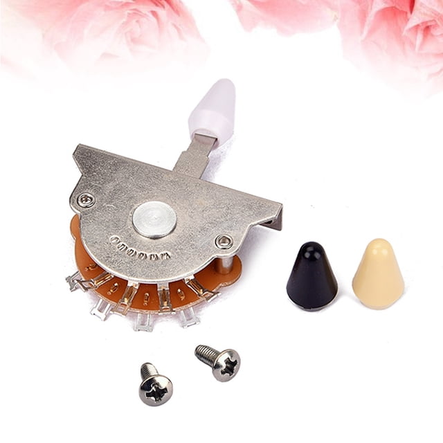 WEUVEB Selector 5 Vías Para Guitarra Con Perilla Color Surtido Accesorio De Calidad
