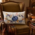 thumbnail image 4 of Fall Decorative Pillow Pumpkin Thanksgiving Pillow Linen Decorative Pillow Housewarming Gift for Seasonal Decor, 4 of 8