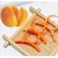thumbnail image 3 of 2 piezas de pelador de cítricos, pelador de naranjas, removedor de cítricos, cortador de frutas de plástico, fácil de usar, abridor de frutas, dispositivo de cocina para naranjas, 3 of 5