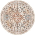 thumbnail image 2 of Alfombra Area Zesthome, lavable, redonda, vintage, antideslizante, de 6 pies, 2 of 8