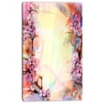 thumbnail image 2 of Pink Sakura on Blurred Background - Floral Canvas Art Print, 2 of 3