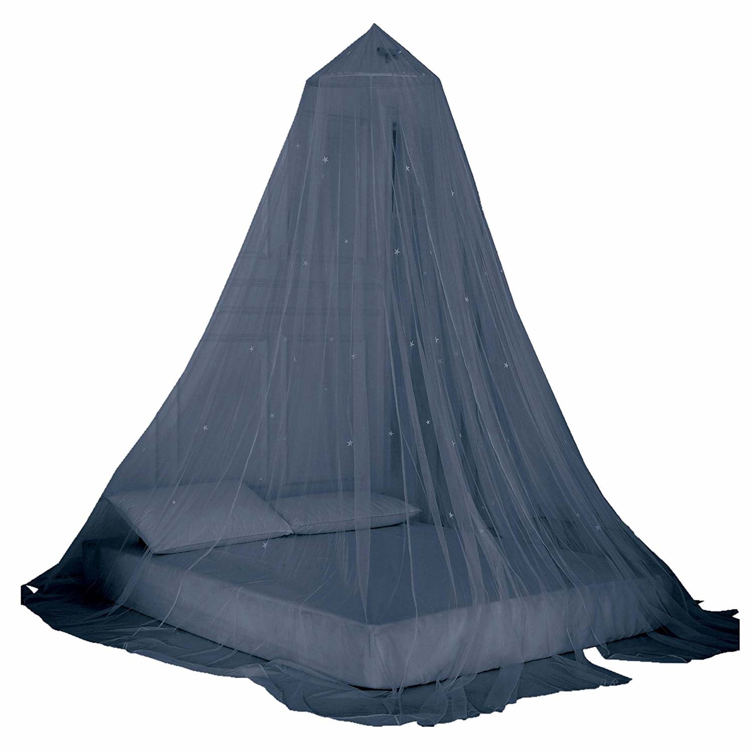 OctoRose Glow in The Dark Black Bed Canopy Net