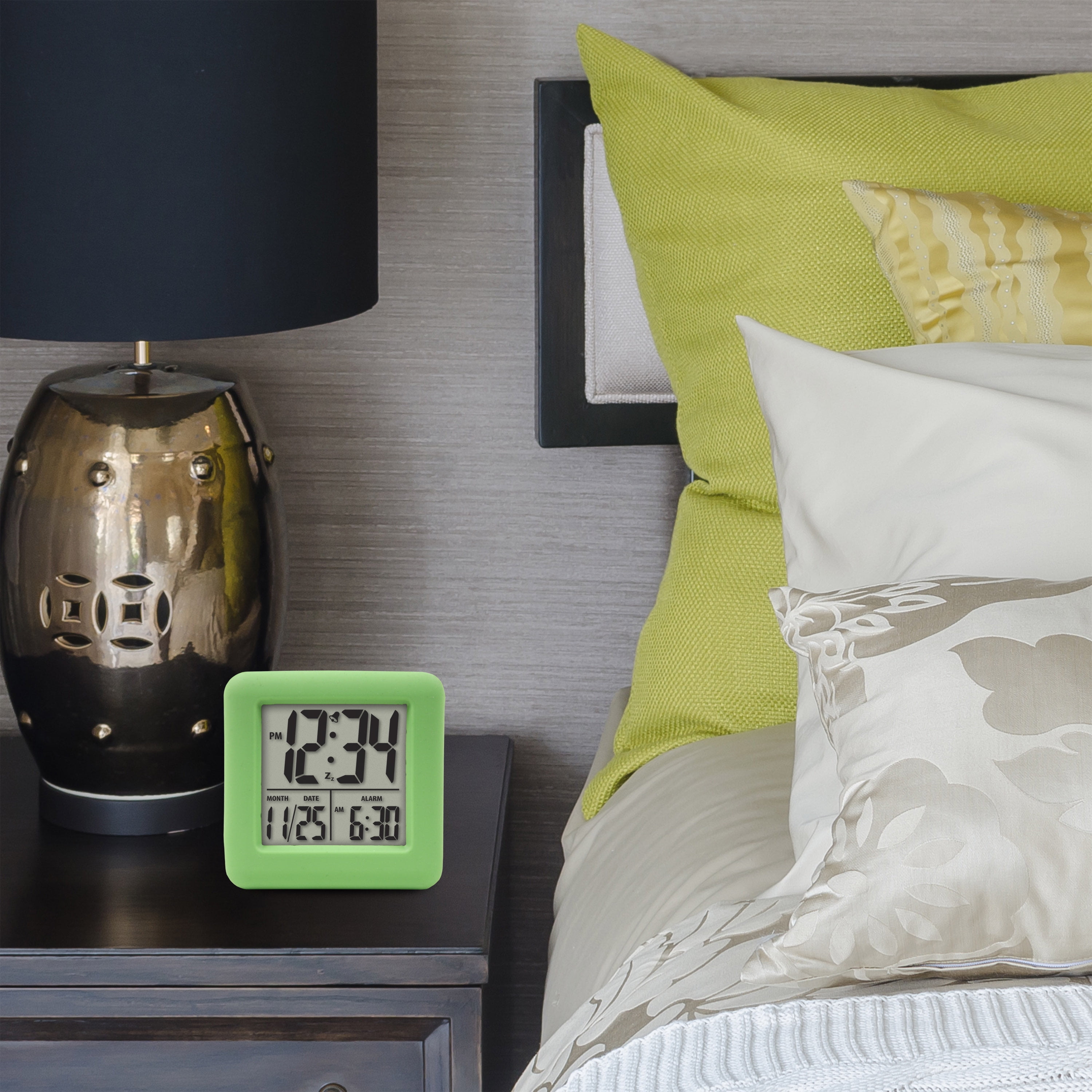 Equity Digital Cube Alarm Clock with On-Demand Backlight, 70911