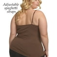 thumbnail image 2 of TOPTIE 3 Packs Women Tank Top Going Out Basic Cami Shirt Adjustable Spaghetti Straps Cool Touch Fabric-Brown-M, 2 of 7