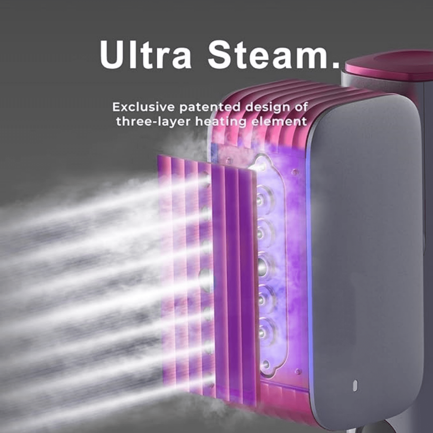 Handheld Steamer for Clothes – Global Voltage Adaptation, Palm-Sized & Lightweight (0.8lb), Dual Steam Modes, Easy Wrinkle Remover, Auto Shut-Off, for Travel & Home (100-240V)