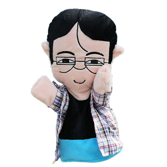 Set de marionetas interactivas 4 marionetas familiares con bocas móviles (papá/mamá/niño/niña) Juguetes blandos para juegos de rol para niños 9,5 Perfectas para preescolares y cuentacuentos