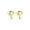Gold, variant on Tiny Mushroom Stud Earrings for Women 925 Sterling Silver Cute Cartoon Sleeper Earring Cartilage Lobe Piercing Studs Minimalist Lovely Easter Jewelry Friendship Gifts Hypoallergenic