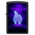 thumbnail image 2 of Zippo Black Light UFO Flame Design Black Matte Pocket Lighter, 2 of 7