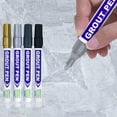 thumbnail image 2 of Grout Restorer Pen Water Resistant Grout Marker Pen For Kitchen Floor Seams Repair And Bathroom Seams, 2 of 8