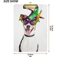 thumbnail image 3 of FMSHPON Dog Jester Hat Clipboard Hardboard Wood Nursing Clip Board and Pull for Standard A4 Letter 13x9 inches, 3 of 8