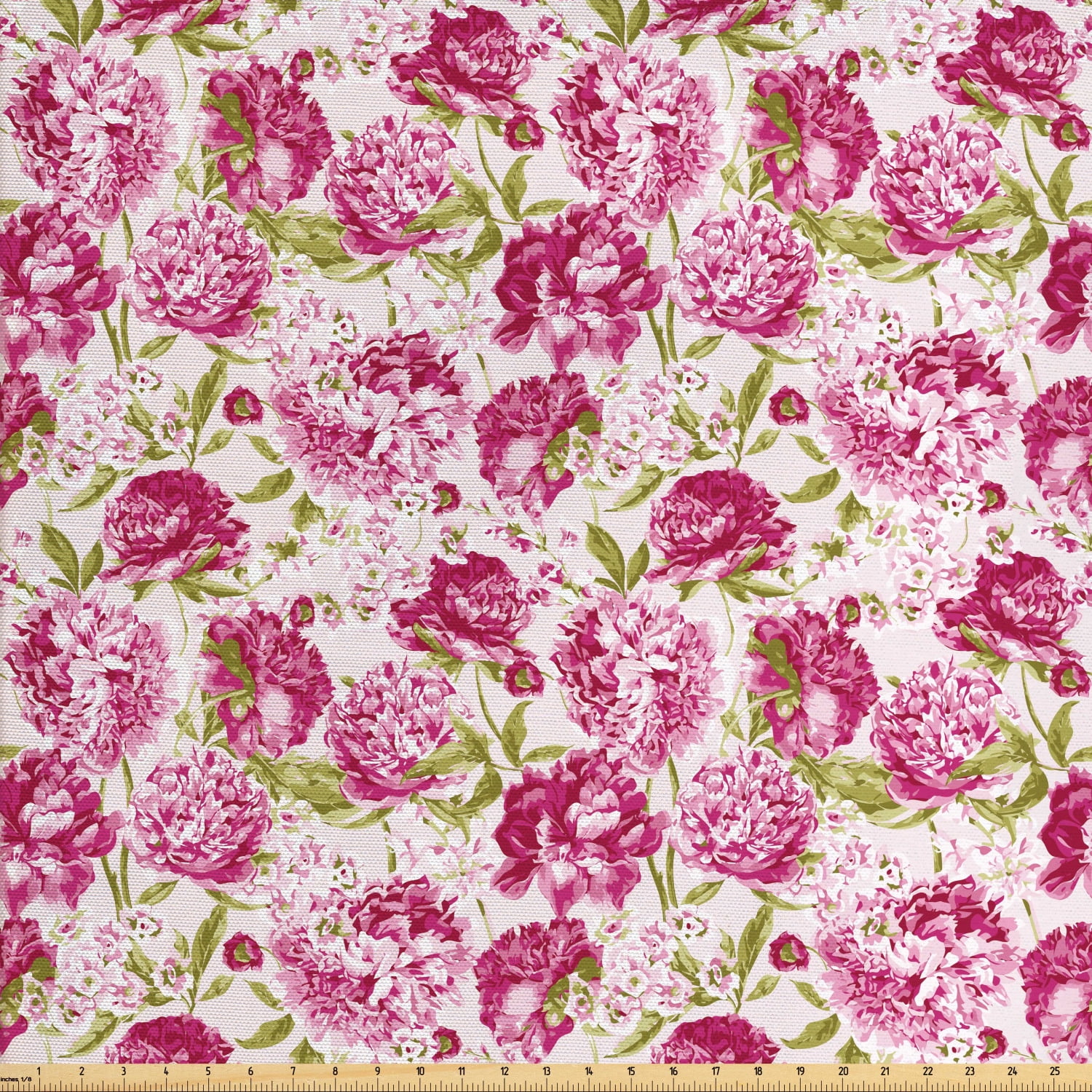 Japanese Flower Spring Pink Peony 35 x 24 Small Area Rugs Floral Kitchen Rugs Area Carpet