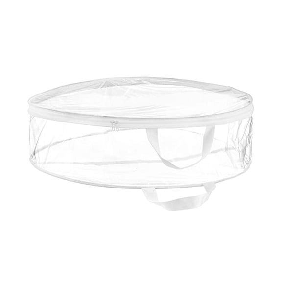 HILOGEL 24/30in Wreath Organizing Bag Clear Garland Holiday Container Tear Resistant
