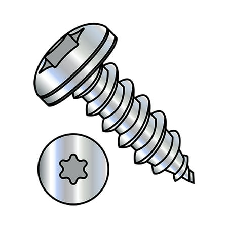 

8-15X1 6 Lobe Pan Self Tapping Screw Type A Fully Threaded Zinc (Pack Qty 5 000) BC-0816ATP