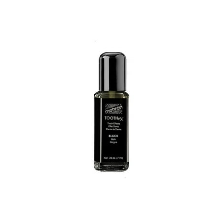 0.25 Ounce Panda Coin - Tooth F/X Carded Black, Each 0.25 ounce Mehron Tooth FX is good for 20-100 teeth By Mehron