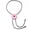 Pink, variant on Elastic Wax Thread Button Pendant Necklace Trendy Unisex Design For Dating Event Lightweight Comfort Jewelry Gift