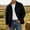 Black, variant on Men's Business Casual Single Breasted Sport Coat Windbreaker Jacket Outwear Multi Pockets Regular Fit Lightweight Notched Lapel Blazer Suit Jacket for Men