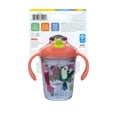 thumbnail image 4 of Nuby 2 Handle 8oz Multi-Function 2-in-1 Cup with Free Flow 360° Weighted Straw & Hard Spout, Tropical, 4 of 8