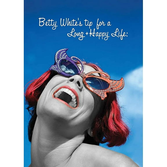 Funny Women's Birthday Greeting Card (5" x 7") by Paper Street | 3 Pack 3 Envelopes (Betty White Tip)
